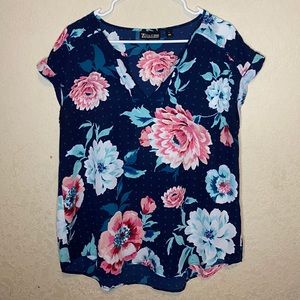 7th Avenue floral blouse